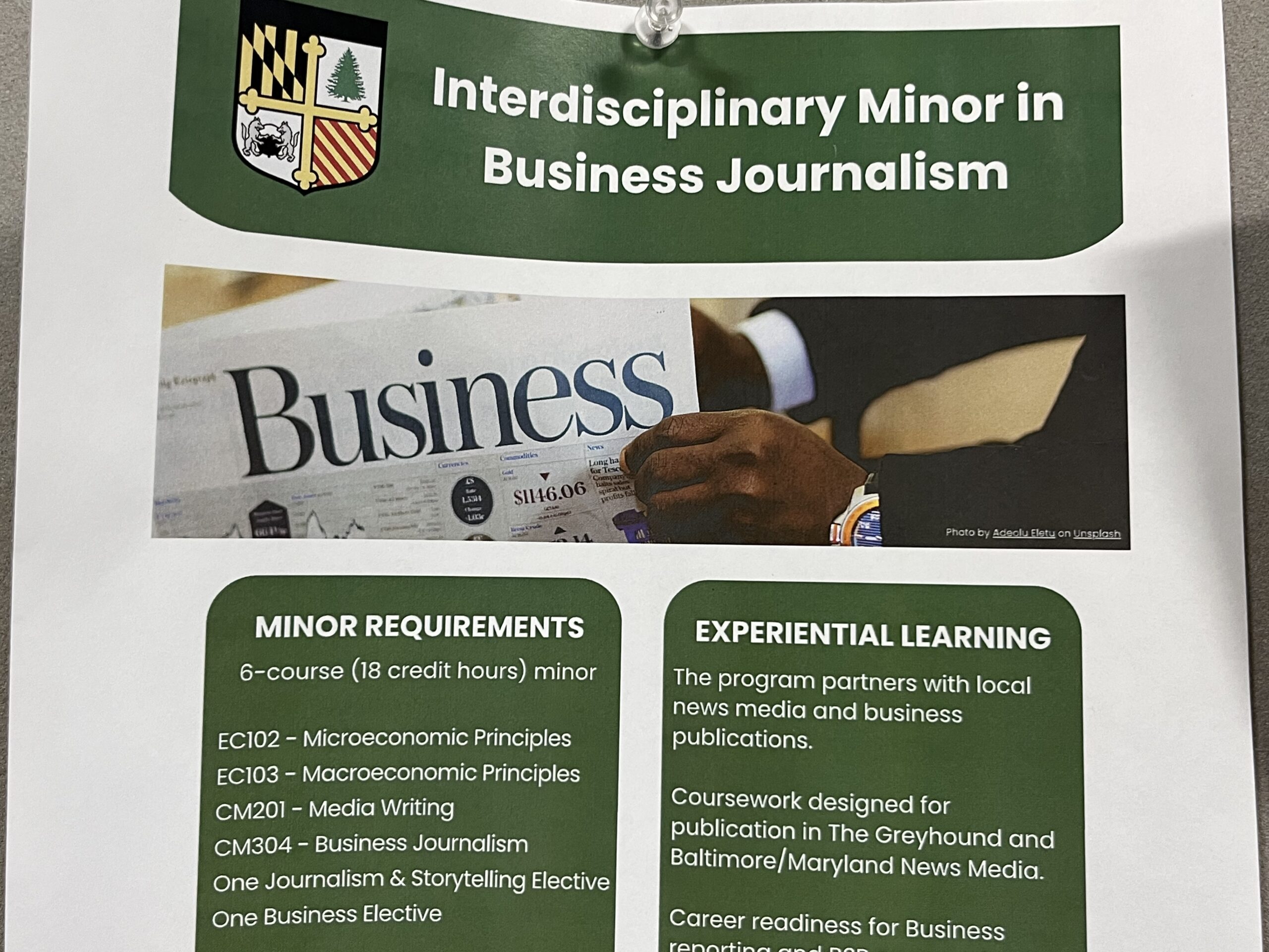 Minor in Business Journalism